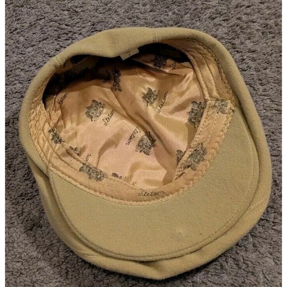 Vintage Stetson Newsboy Cap Wool Union Made in USA Size 7 - Picture 5 of 6